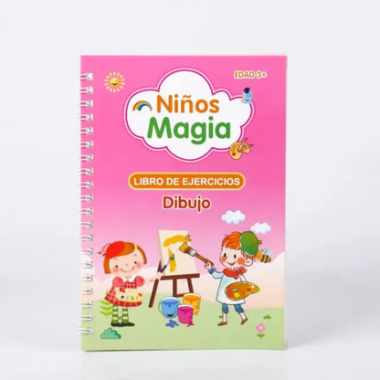 Kit de 4 libros mágicos de caligrafía