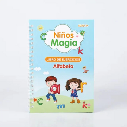 Kit de 4 libros mágicos de caligrafía