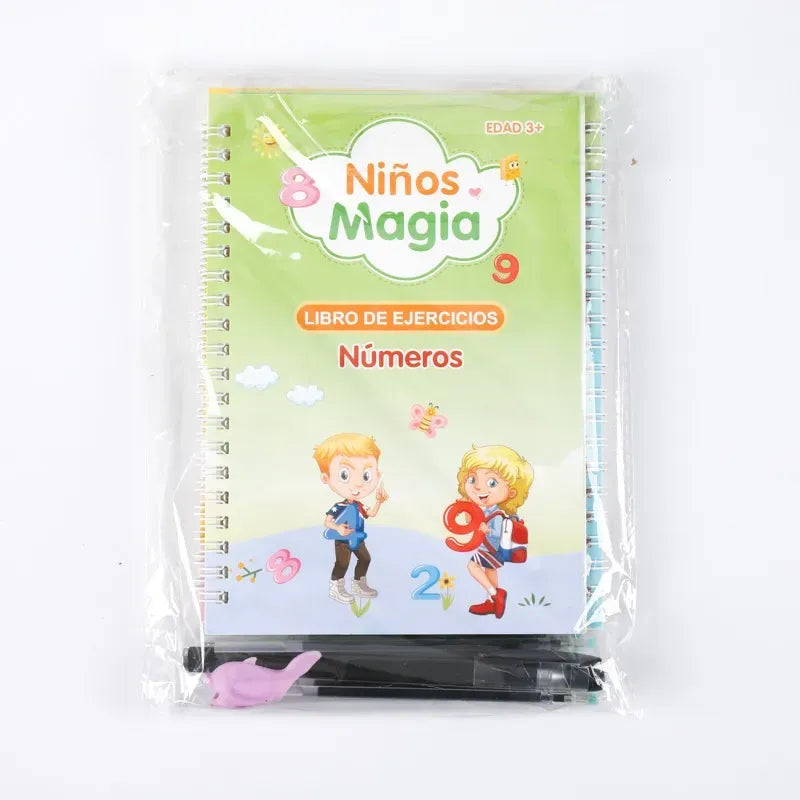 Kit de 4 libros mágicos de caligrafía